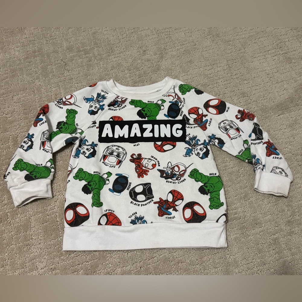 Marvel Toddler SpiderMan Spidey Sweatshirt 3T